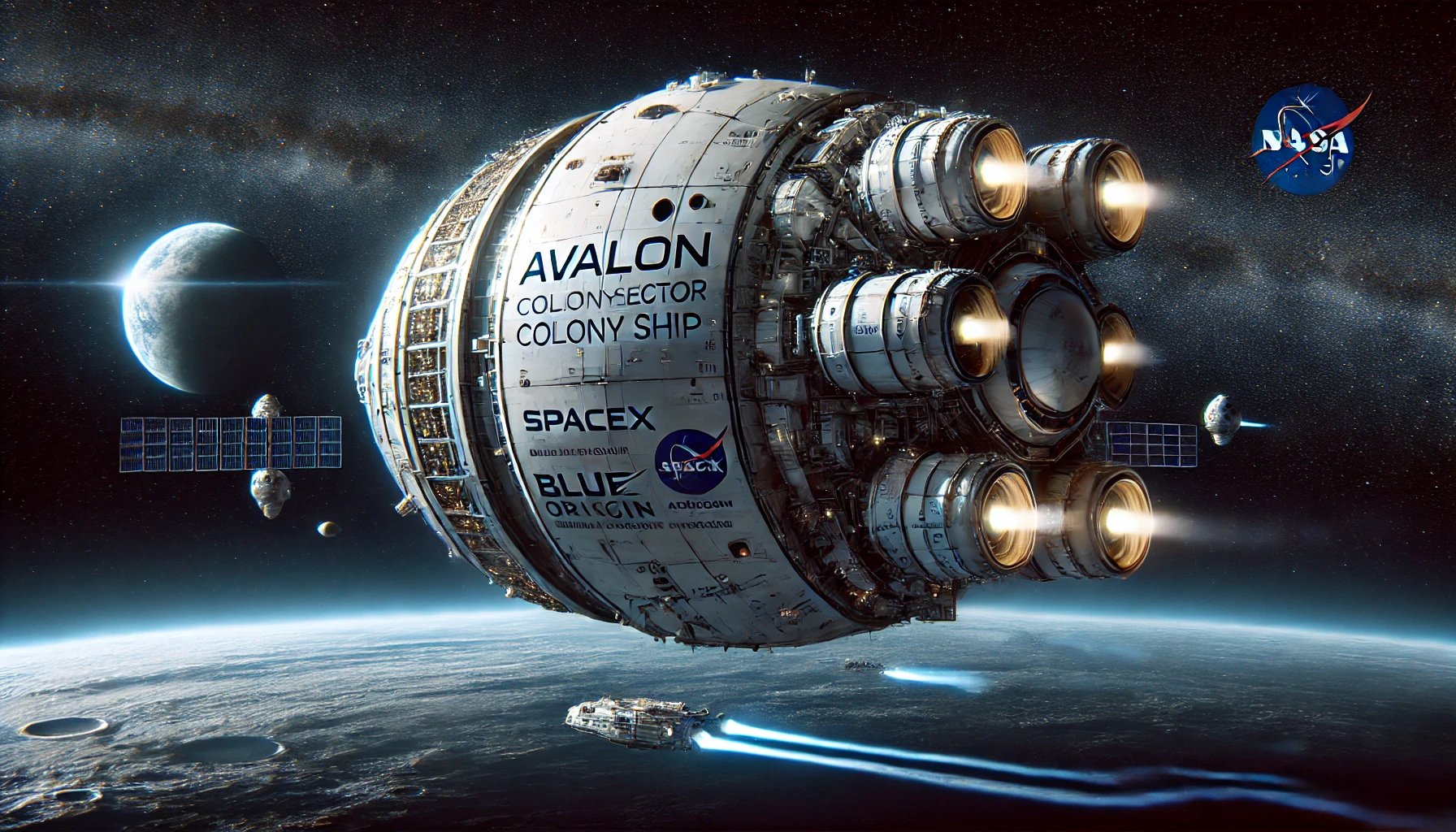 The Lunar Syndicate - Avalon-Class Colony Ship